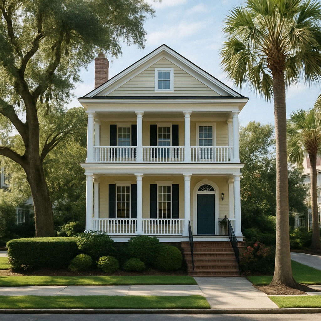 Charleston style house perfect for golf cart lifestyle